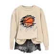 thumbnail image 5 of Jacenvly Hauts à Manches Longues pour Femmes Liquidation Hauts Imprimés à la Mode Décontractés Amples à Manches Longues Sweat à Capuche à Manches Régulières Hauts et Blouses pour Femmes Liquidation, 5 of 5