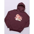 thumbnail image 3 of Anime Girl Tsundere Look Hoodie Women -Image by Shutterstock, Female Large, 3 of 4