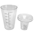 thumbnail image 1 of Cocktail Shaker, Clear Scale, Standard Capacity, Prevent Spill Transparent Shaker for Bars, Milk Tea Shops, Restaurants, Families, 1 of 7