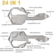 thumbnail image 4 of Multifunctional Wrench Tool 24 In 1 Bottle Opener, 4 of 4