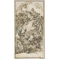 thumbnail image 2 of Pietro Roselli 14x24 Gold Ornate Framed and Double Matted Museum Art Print Titled - The Apotheosis of Saint Mark (1700-1771), 2 of 4