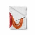 thumbnail image 2 of 100th Birthday Soft Flannel Fleece Throw Blanket, Party for Hundred Years Olds Flying Balloons Artwork Print, Cozy Plush for Indoor and Outdoor Use, 50" x 60", Red Orange and Hot Pink, by Ambesonne, 2 of 6