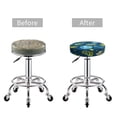 thumbnail image 4 of Goofa Dump Truck Printed Stool Covers Round, Waterproof Round Bar Stool Covers Anti-Slip Round Bar Stool Seat Cover with Elastic Bands Durable -14 inch, 4 of 7