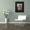 thumbnail image 3 of Trademark Fine Art "Alpha" Canvas Art by Dean Russo, Black Matte, Black Frame, 3 of 4