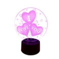 thumbnail image 2 of Vikakiooze Valentine's day 3d creative visual atmosphere small table lamp, 2 of 2