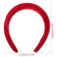 thumbnail image 3 of 4 Uds. Diademas para mujer, diademas para el pelo de Año Nuevo, tocado para chica adolescente, diademas anchas, diademas para lavar la cara, 3 of 4