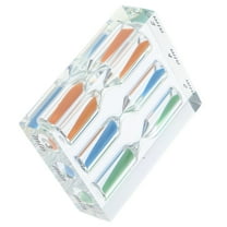 LEORX Acrylic Sand Timer Colorful Hourglass For Cooking Baking Games And Office Decor Stylish Transparent Design