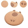 thumbnail image 6 of TISHITA Capybara Plush Seat Cushion Floor Pillow Decorative Cartoon Chair Pad Floor Cushion for Bedroom Living Room Bed Birthday Gift , Shed Tears, 6 of 8