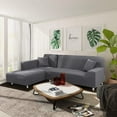 thumbnail image 4 of Moonsaad Stretch Couch Slipcovers, Sectional L-Shape Corner Sofa Covers, 1/2/3Seats Sofa Protector Covers, 4 of 11