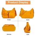 thumbnail image 2 of BadPiggies Nylon Shoulder Bag for Women Waterproof Crossbody Purse Casual Handbag with Adjustable Strap - Yellow, 2 of 9
