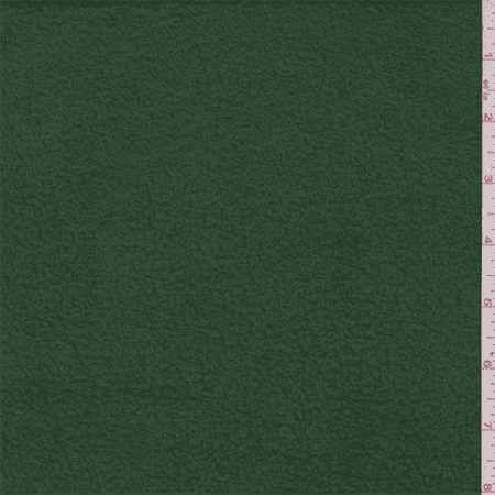 Grass Green Polyester Fleece, Fabric By the Yard