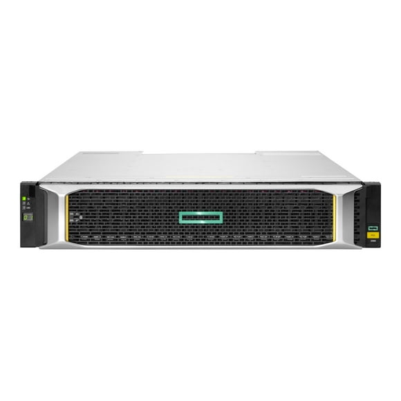 HPE Modular Smart Array 2060 10GBase-T iSCSI SFF Storage - Hard drive array - 0 TB - 24 bays (SCSI) - iSCSI (10 GbE) (external) - rack-mountable - 2U