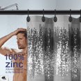 thumbnail image 3 of MKLZ Shower Curtain Hooks, Retro Metal Bathroom Rod Rings,12 Pack, Black, 3 of 7