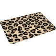 thumbnail image 4 of Leopard Print Doormat Front Door Rug, 24"X16" Absorbent Machine Washable Inside Door Mat, Non Slip Low-Profile Entrance Rug for Entry, Back Door, 4 of 6