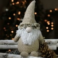 thumbnail image 4 of Northlight 17" Brown and White Knit Gnome Christmas Figure, 4 of 4