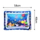 thumbnail image 4 of Alfombrilla Colchoneta de agua para el tiempo de la barriga para bebés, niños y niñas, colchoneta inflable de PVC para juegos de agua para niños pequeños, centro de actividades de juego divertido Meterk Alfombrilla, 4 of 7