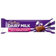 Cadbury Dairy Milk Marvellous Creations Jelly Popping Candy Bar 47g (Pack of 24)