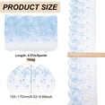 thumbnail image 2 of 5 Yards Polyester Embroidery Shell Lace Ribbon Clothing Decoration Light Steel Blue 6~6-3/4 inch(153~170mm), 2 of 6