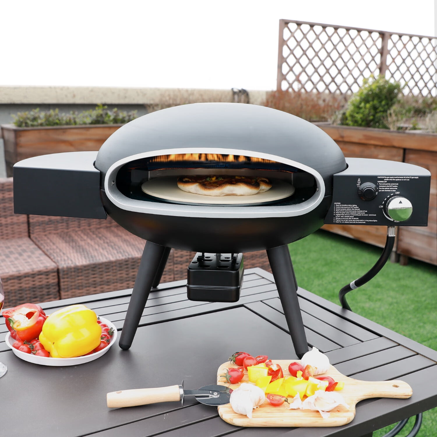 Pizza Oven With Pizza Grate – Thermaliving