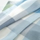 thumbnail image 3 of Cortina semitransparente Cortina de gasa de ventana transpirable Divisor de habitación para balcón de dormitorio, 140x260cm, Azul, 1 pieza Methold LF0161-03B, 3 of 7