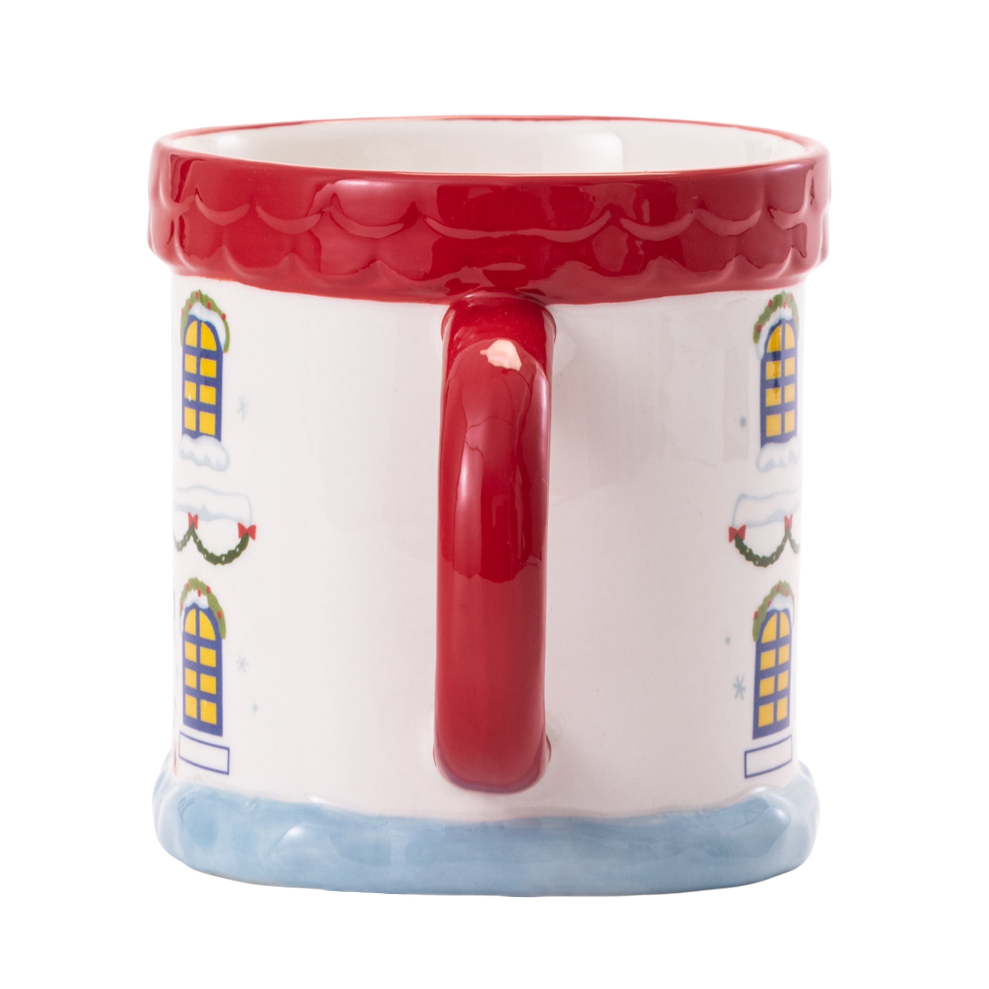 Holiday Time Tasse en céramique en forme de maison, 17,5 oz, 1 pièce Tasse, céramique