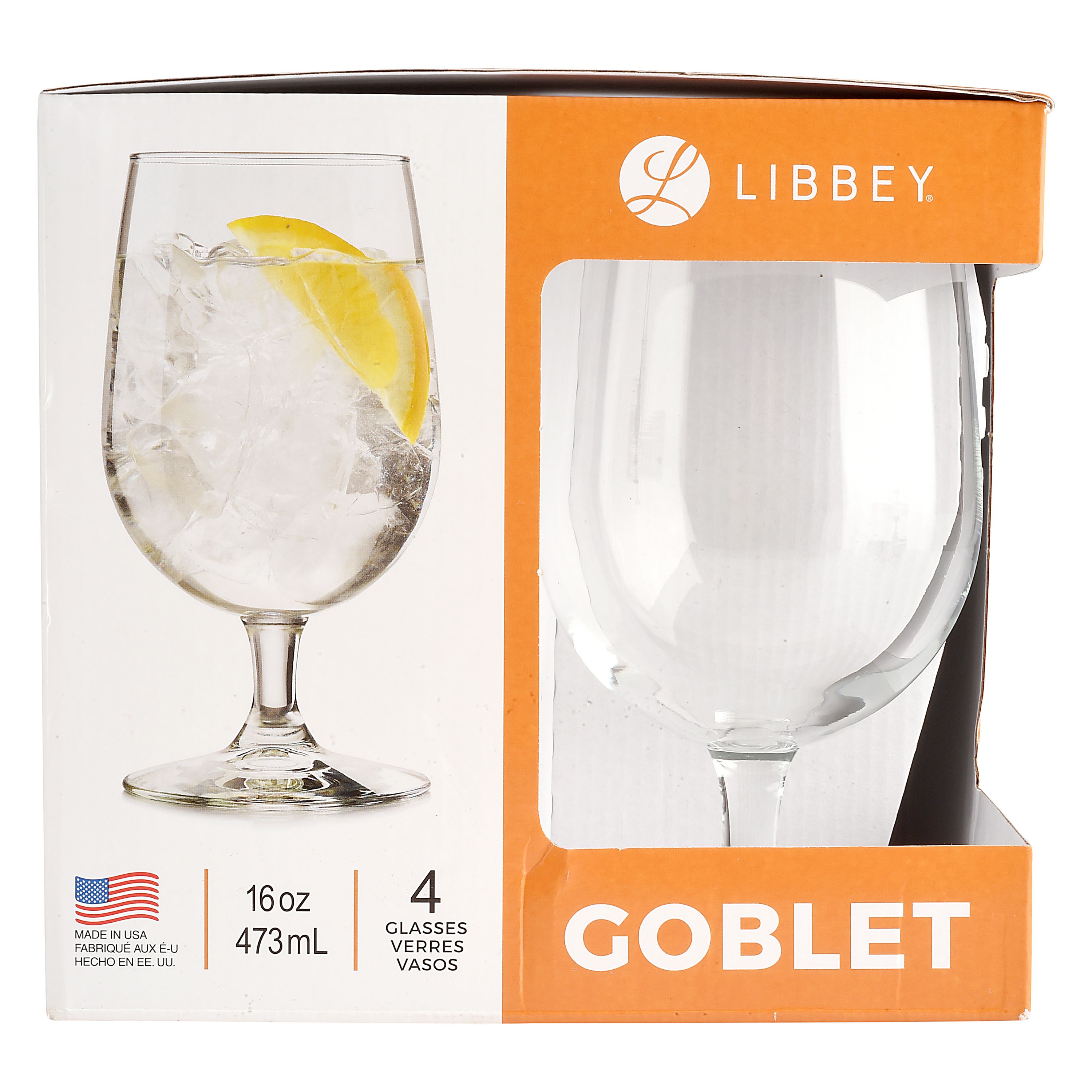 Libbey Basic Goblet, 4 Pack Walmart Inventory Checker BrickSeek