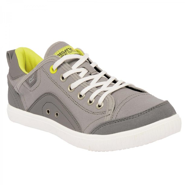 Regatta Great Outdoors - Zapatillas de lona modelo Turnpike para mujer (Azul Marino/ Verde Hielo) Regatta UTRG2115_P