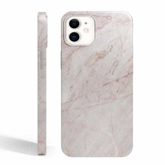 Tobelint Real Marble Texture Case for iPhone 11, Slim Full Protective Cover with Side Print #9