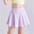 thumbnail image 2 of PYGNJK Girls Tennis Skirts Flowy Butterfly Athletic Skorts Toddler A Line Pleated Tennis Golf Mini Skirts, 2 of 5