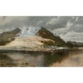 thumbnail image 2 of Charles Blomfield 24x16 Black Ornate Framed Double Matted Museum Art Print Titled: White Terraces, Rotomahana, 2 of 5