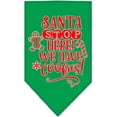 thumbnail image 5 of Christmas Pet and Dog Bandana Screen Printed, "Santa, Stop Here! We Have Cookies!", 5 of 9