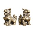 thumbnail image 2 of Estatuilla de león Baoblaze Feng Shui Decoración Mini Estilo chino, 2 of 8