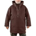 thumbnail image 1 of Winter Mens Leisure Jacket Hooded Wool Heavy Coat And Sweatshirt, 1 of 5