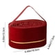 thumbnail image 3 of Caja De Regalo De Fibra De Poliéster 1 pc Velvet Hand Gift Box Polyester Claret Holiday Candy Packaging Box for Wedding Souvenir Festival Gifts 6.49x4.44x4.05" JASKFLY, 3 of 8