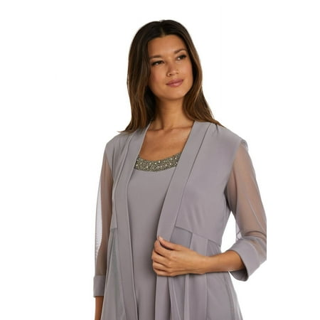 R&M Richards Short Mother of the Bride Plus Size Dress 8442W