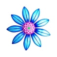 thumbnail image 1 of ICQOVD Décoration Murale Fleur en Fer, Décoration Intérieure et Extérieure, 1 of 1