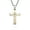 Gold, variant on Stainless Steel Cross Necklace for Men , Religion Fashion Jewelry Gifts, 24 In