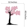 thumbnail image 4 of Floral Peel and Stick Cherry Blossom Vinyl Wall Decal -Sticker For Home Decoration-Easy to use-Wall Mural to Transform a Room with a New Look -Size 32" x 40"., 4 of 4