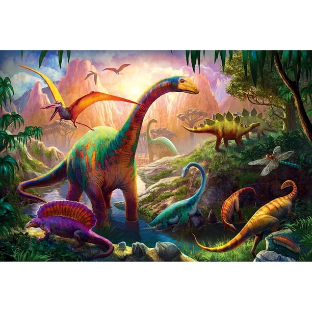 Cuadros Decorativos 5D bricolaje completo taladro diamante pintura dinosaurios punto de cruz bordado mosaico Ehuebsd Nuevos Originales