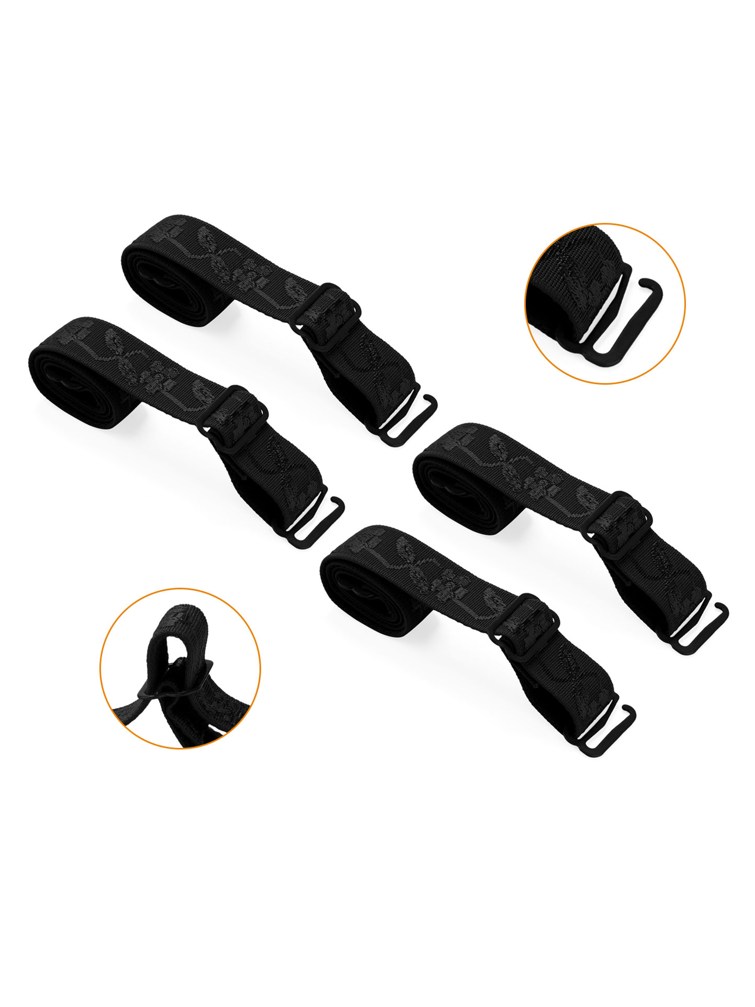 Unique Bargains Stretchable Shoulder Bra Shoulder Straps Women Elastic Bra Straps