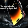 thumbnail image 3 of Aluminum Frame Metal Bumper Frame Slim Hard Case Cover for Apple iPhone 14 Pro , Metal Frame Armor Bumper, Raised Edge Protection for iPhone 14 Pro 6.1 inch 2022,Red, 3 of 6