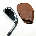 thumbnail image 1 of Golf Club Iron Head Cover Golf Covers Modern Protector Headcovers Wedges Covers Marrón Cola Fundas para cabezas de golf, 1 of 8