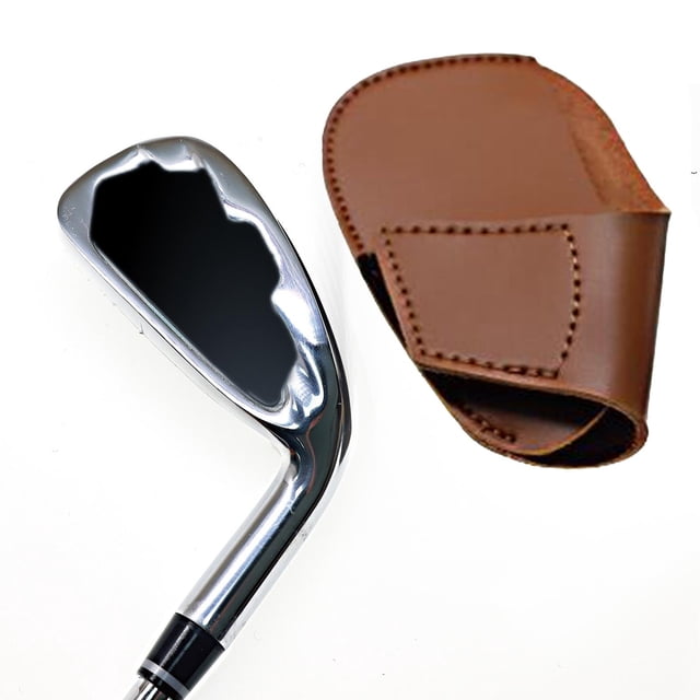 Golf Club Iron Head Cover Golf Covers Modern Protector Headcovers Wedges Covers Marrón Cola Fundas para cabezas de golf