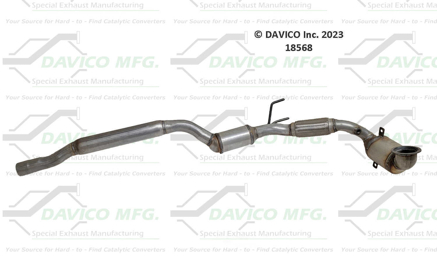 Davico Mfg 18568 Direct-Fit Catalytic Converter