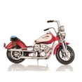 thumbnail image 4 of Old Modern Handicrafts Red Harley-Davidson Motorcycle Metal Handmade, 4 of 7
