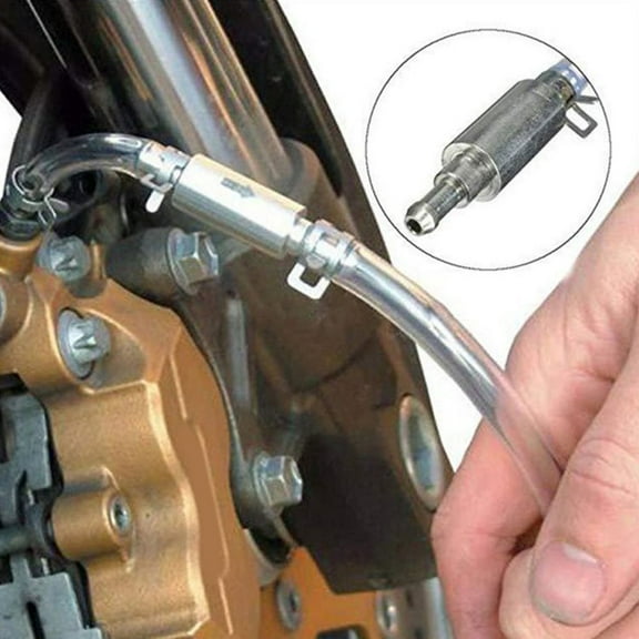 Car Motorcycle Brake Bleeding Oil Change Pump Tool Bleeder Fluid Hose Hydraulic Clutch Valve Tube Replacement Adapter Kit Fangkenuo