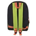 thumbnail image 3 of 15 Inch Fun Printed Backpack with Front Zippered Pockets in Construction Trucks, 3 of 6