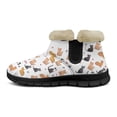 thumbnail image 4 of Psesaysky Cute Cats Print Snow Boots for Women Girls Cat Lovers Slip-on Fashion Wear-Resistant Ankle Boots Size 6-12, 4 of 7