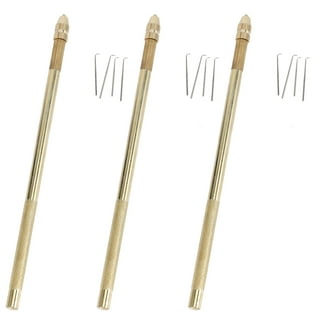 LOOF 4 Size Ventilating Needles(1-1,1-2,2-3,3-4)+1 Brass Holder Making Lace  Wigs Toupee Hairpiece Wig Knotting Hook Sets