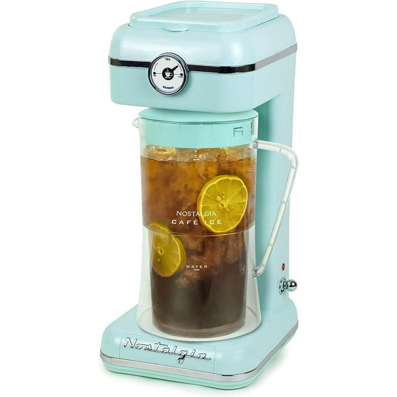Nostalgia CLIT3PLSAQ Classic Retro 3-Quart Iced Tea & Coffee Brewing System